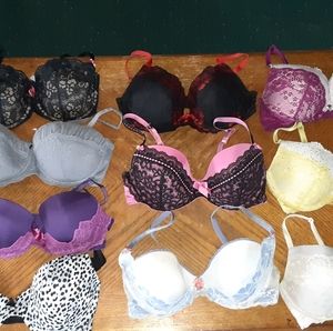 Bras from Victoria Secret and Adore me 36D